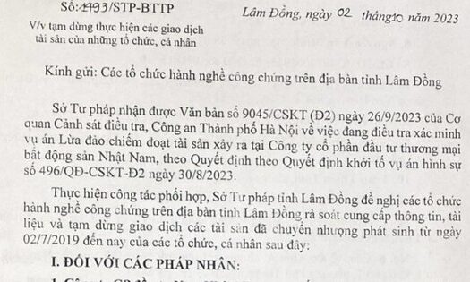 Sở Tư pháp tỉnh Lâm Đồng nói gì về thông tin ca sĩ Khánh Phương nói trong cuộc livestream?