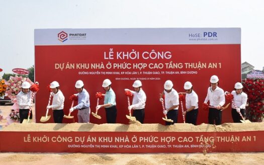 Phát Đạt khởi công dự án Khu nhà ở phức hợp cao tầng Thuận An 1 tại Bình Dương