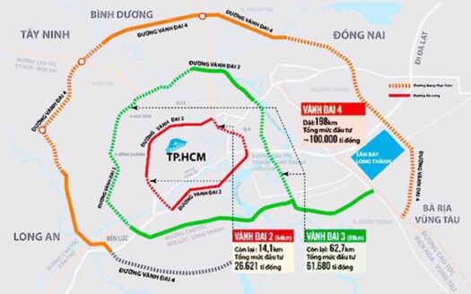 Bộ GTVT đề xuất thay đổi phương án triển khai xây dựng đường Vành đai 4 TPHCM