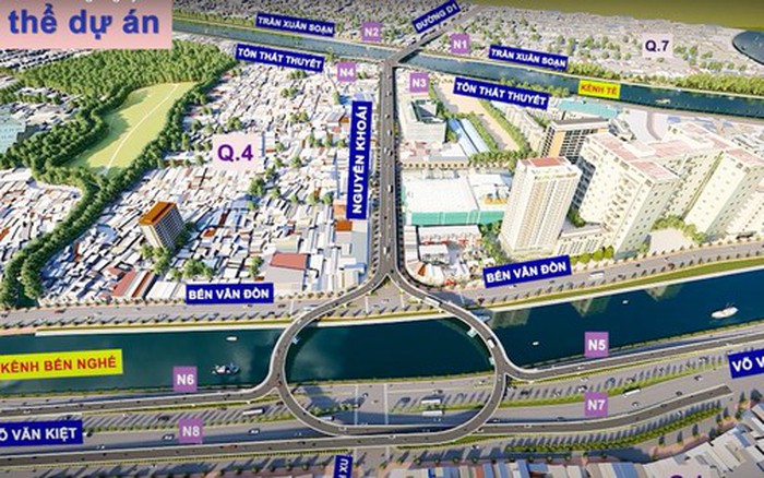 Dự án cầu 3.700 tỷ đồng kết nối 3 quận ở TPHCM sắp khởi công